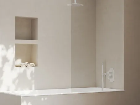 951.10WV Kézi zuhany köralakú, White Velvet