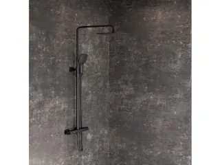 10° Free Termosztátos zuhanyoszlop TD F 091.20BL, fekete