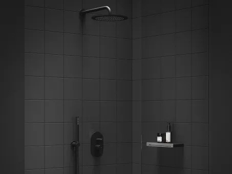 Kézi zuhany köralakú 951.20BLM, Black Matt