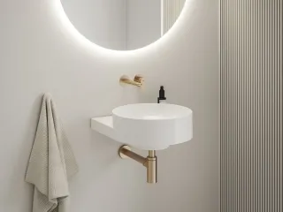 Eleganta falba süllyesztett mosdócsaptelep belső egység nélkül EL 019.60RGB.O1.RB07B, Rose Gold Brushed