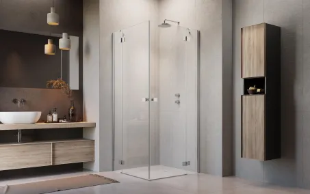 Essenza KDD szögletes zuhanykabin 90x90 átlátszó