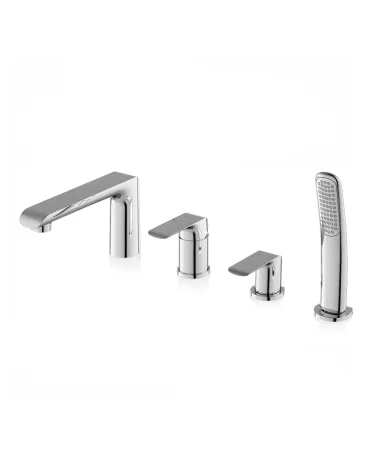 Flat kádperemr csaptelep szett FL 026.00CR, króm