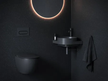 Yard 45 C kerámiamosdó matt fekete