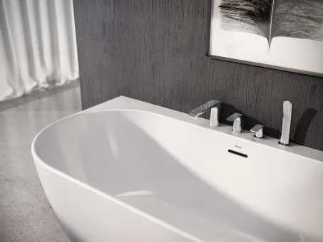 Flat kádperemr csaptelep szett FL 026.00CR, króm