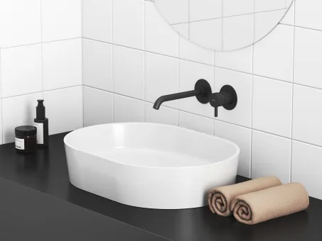 Espirit falba süllyesztett mosdócsaptelep belső egység nélkül ES 019.20BLM.O1.RB07B, Black Matt