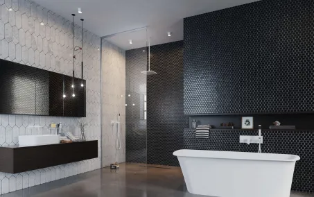 Modo XL Walk-in zuhanyfal 100-160x200-250 átlátszó