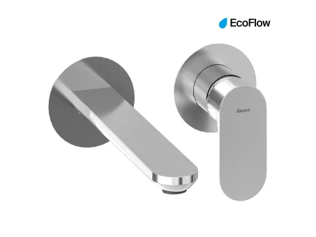Eleganta falba süllyesztett mosdócsaptelep belső egység nélkül EL 019.00CR.O1.RB07B, Chrome
