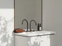 Espirit álló mosdócsaptelep, 3 furatos 270 mm leeresztő nélkül ES 018.20GB, Graphite Brushed