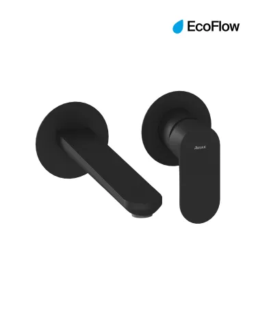 Eleganta falba süllyesztett mosdócsaptelep belső egység nélkül EL 019.20BLM.O1.RB07B, Black Matt