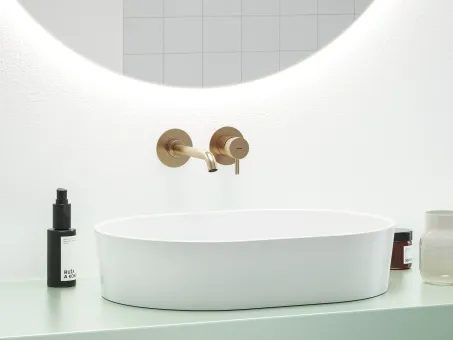 Espirit falba süllyesztett mosdócsaptelep belső egység nélkül ES 019.60RGB.O1.RB07B, Rose Gold Brushed