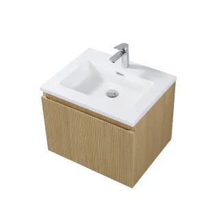 Varna 60 mosdószekrény - halvány bamuszzöld|melamin fautánzat