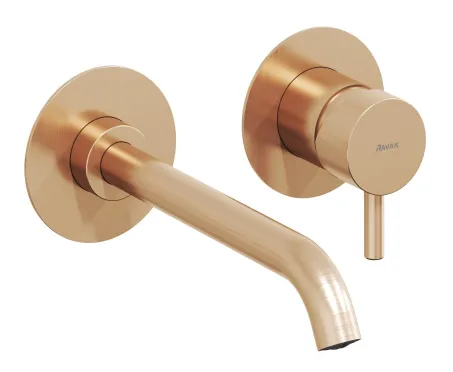 Espirit falba süllyesztett mosdócsaptelep belső egység nélkül ES 019.60RGB.O1.RB07B, Rose Gold Brushed