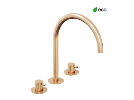 Espirit álló mosdócsaptelep, 3 furatos 270 mm leeresztő nélkül ES 018.60RGB, Rose Gold Brushed