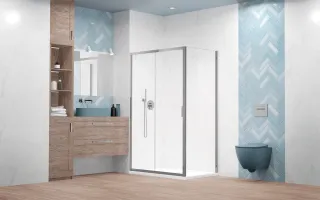 Comfort DWJ+S szögletes zuhanykabin 120x90