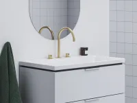 Espirit álló mosdócsaptelep, 3 furatos 270 mm leeresztő nélkül ES 018.60GLB, Gold Brushed