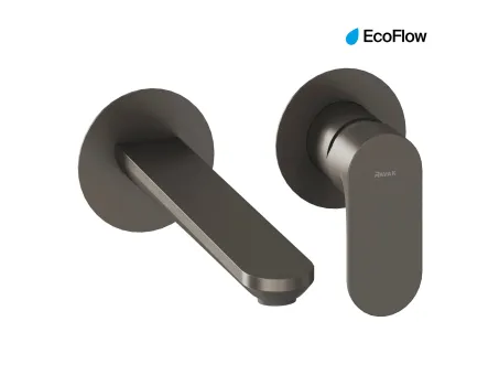 Eleganta falba süllyesztett mosdócsaptelep belső egység nélkül EL 019.20GB.O1.RB07B, Graphite Brushed