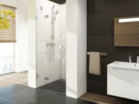 Brilliant BSD2-90 A-bal zuhanyajtó króm+transparent, (890-905)