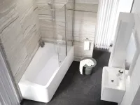 10° akrilkád 170x100 jobbos fehér