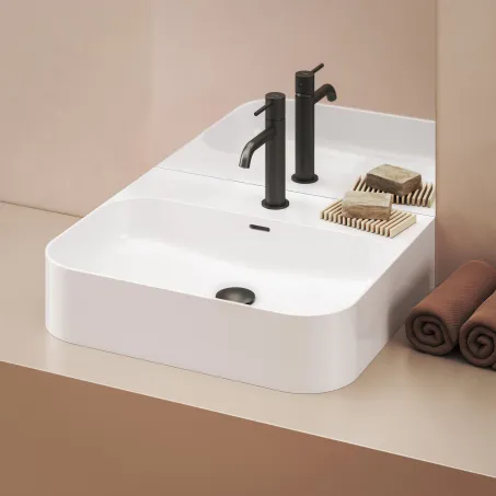 Mosdólefolyó Click-Clack rendszerrel, Graphite Brushed