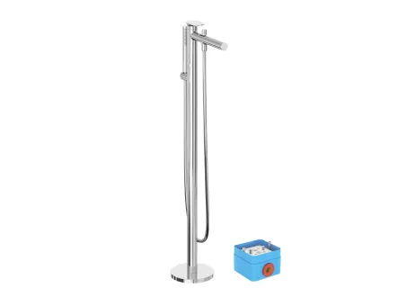 Spring padlón álló kádcsaptelep test nélkül, zuhanyszettel, króm SG 080.00CR.RB07A