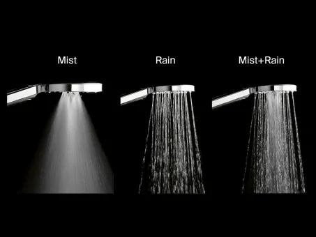 Zuhanyrózsa köd 3 funkciós 956.00CR, króm