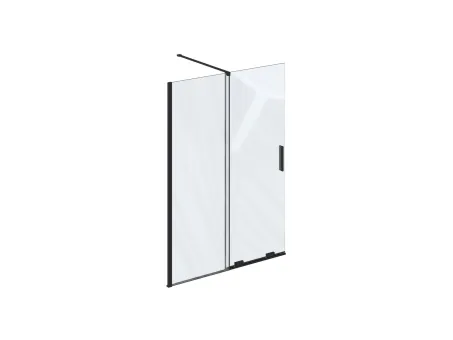 ROWI 100 zuhanykabin fekete+transparent