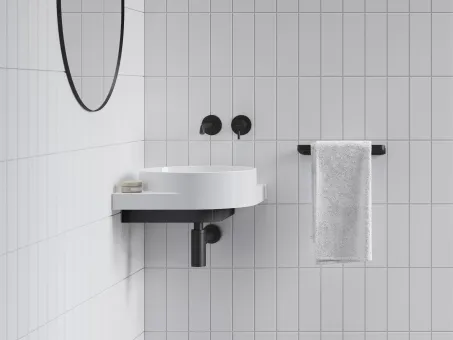 Yard 45 C kerámiamosdó, fehér, túlfolyó furat nélkül