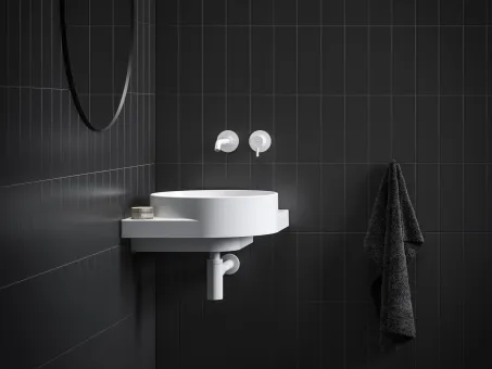 Yard 45 C kerámiamosdó, fehér, túlfolyó furat nélkül