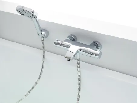 Lapos zuhanyfej (3 funkciós) 953.00CR, króm