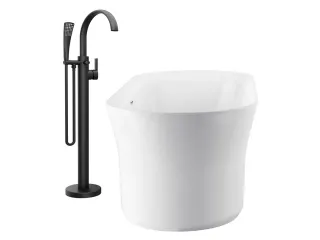 Padlón álló kádcsaptelep FM 080.20BL.RB07A, fekete (R-box nélkül)