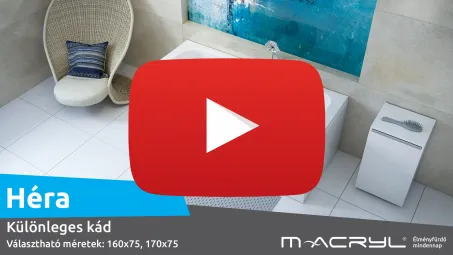 Héra akadálymentesített besétálós akril kád 180x80 jobbos