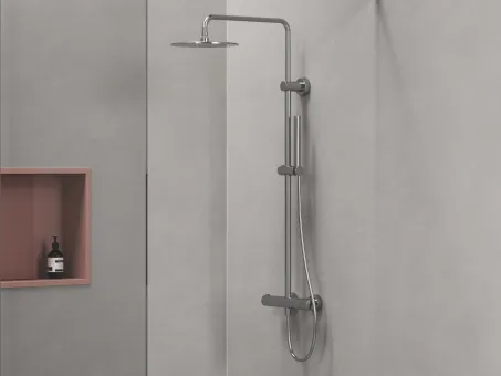 Spring termosztátos  zuhanyoszlop, állítható, zuhanyszettel, króm SG 091.00CR