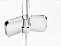 Brilliant BSD2-100 A-bal zuhanyajtó króm+transparent, (990-1005)