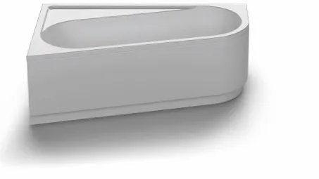 Chrome akrilkád 170x105 balos, fehér