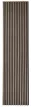 Fa hatású dió akusztikus fali panel filc hátlappal 275x2,2x60