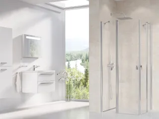 Chrome CRV2-110 zuhanyajtó krómhatású+transparent (1 oldal)