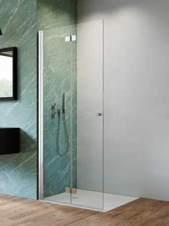 Nes Walk-in KDD-B zuhanyfal 90 átlátszó jobbos