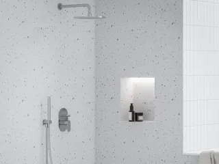 Eleganta falba süllyesztet csaptelep, automatikus, kétutas, belső egységgel EL 061.00CR.O2, Chrome