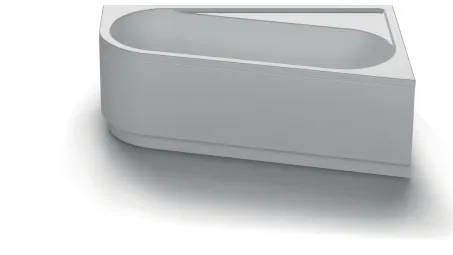 Chrome akrilkád 170x105 jobbos, fehér