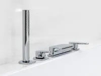 Chrome kádperemre szerelhető vízesés csaptelep CR 025.00CR, króm