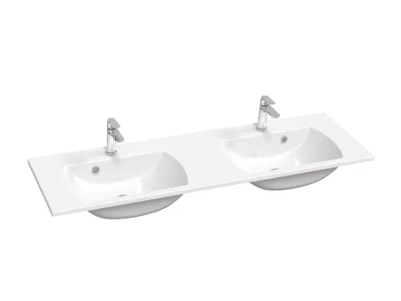 Classic Slim 130 duplamosdó fehér, furattal