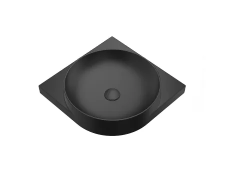 Yard 45 C kerámiamosdó matt fekete, túlfolyó furat nélkül