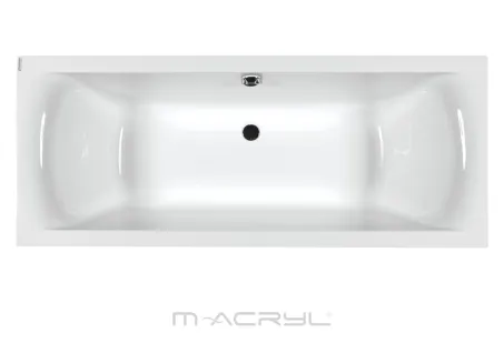 Helena egyenes akril kád 190x90