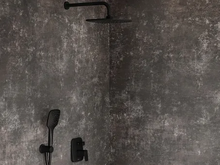 Kézizuhany 3 funkcióss 120 mm 958.20BL, fekete