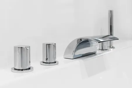 Kádperemre szerelhető vízesés csaptelep, szett-tel WF 025.00CR