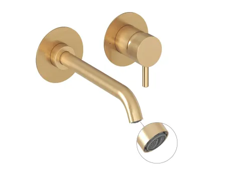 Espirit falba süllyesztett mosdócsaptelep belső egység nélkül ES 019.60GLB.O1.RB07B, Gold Brushed