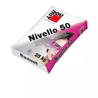 Baumit Nivello 50 Önterülő aljzatkiegyenlítő 2-50mm 25kg