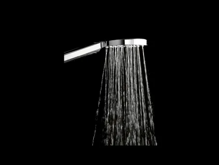 Flat S kézi zuhanyfej, lapos, 1 funkció, átmérő 100 mm 960.00CR, króm