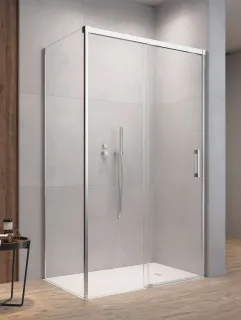 Idea KDS szögletes zuhanykabin 100x70 átlátszó jobbos