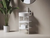 CS Yard 40 fürdőszobai bútor, matt fehér